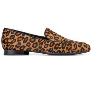 Heady Calf Hair Leopard Print Loafers